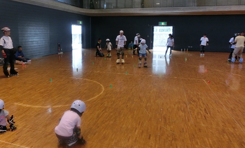 インラインスケート体験会 in 大山崎町体育館