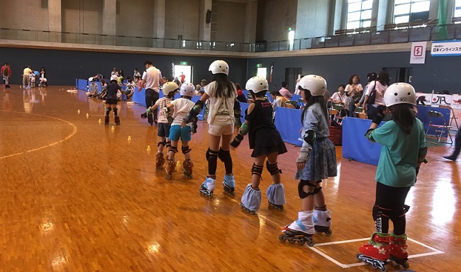 インラインスケート体験会 in 大山崎町体育館