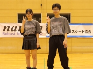 濱崎蓮乃介選手/高山未央選手