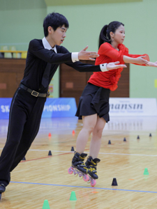 青木詩乃選手/青木優介選手