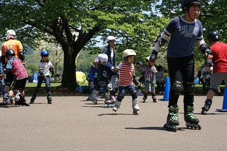 インライン教室みちのく公園